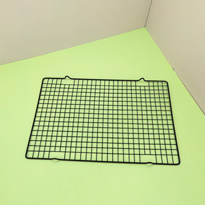 Black Carbon Steel <b>Cooling</b> <b>Rack</b> Rectangle With Feet Heat Resistant <b>Baking</b> Cake Tools 2 Pieces - Product Image 2