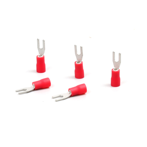 Bornier électrique automobile série SV, étamé, 600V, 6,3 mm, avec gaine isolante en <span class=keywords><strong>PVC</strong></span> et <span class=keywords><strong>manchon</strong></span> isolant en vinyle, en <span class=keywords><strong>cuivre</strong></span> - Product Image 1