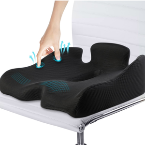 <span class=keywords><strong>Coussin</strong></span> de siège <span class=keywords><strong>ergonomique</strong></span> pour chaise de bureau, soulagement des douleurs du coccyx et de la sciatique, oreiller pour hémorroïdes, mousse à mémoire de forme, grand carré, <span class=keywords><strong>gel</strong></span> rafraîchissant - Product Image 1