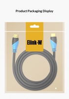 Cable HDR de 1.5m-15m con Revestimiento de PVC Chapado en Oro y Blindaje Combinado, 4K 60Hz 18Gbps, para TV, PC y Proyector