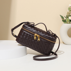 Nuevo Bolso <span class=keywords><strong>de</strong></span> Mano para Mujer 2025, Bolso Tejido a Mano con Cremallera, Versátil y a la Moda, Nuevo Bolso Cuadrado Pequeño <span class=keywords><strong>de</strong></span> un Solo Hombro para Mujer - Product Image 4