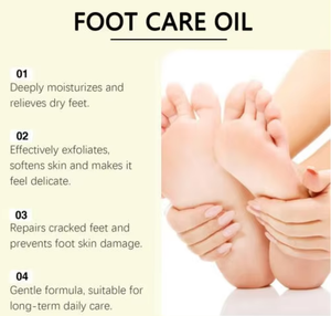 Huile de soin exfoliante pour les pieds, pour les talons fissurés et l'élimination des tissus callosités - Product Image 5