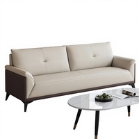 Canapé de bureau Tuo Deng, style professionnel, design simple, ensemble table basse avec structure métallique, design vert