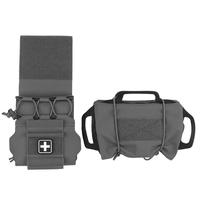 Kits IFAK à déclenchement rapide en Cordura avec fermeture auto-agrippante, sac médical tactique Molle de taille moyenne