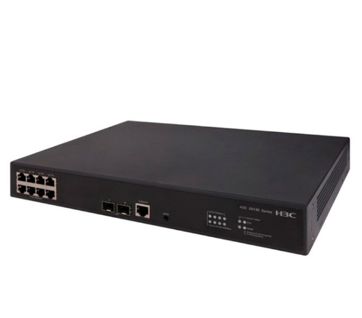 New S5130S-10P-HPWR-EI-H1 8GE PoE+ 125W Layer2 Managed Switch 2GE SFP Uplink Small Office Gigabit Access Switch