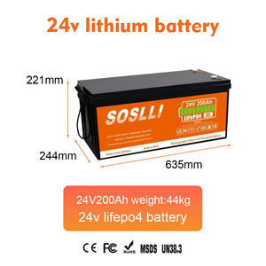 12V 24V 100Ah 150Ah 200Ah 250Ah 300Ah 400Ah磷酸铁锂电池组24v锂电池太阳能200Ah 24V 100Ah锂电池 - Product Image 1