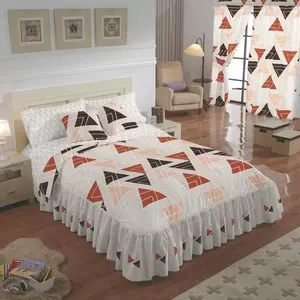 Edredón Moka King, Tamaño King, 50% Algodón, Diseño Moderno Estampado, Ropa de Cama para Toda Temporada - Product Image 3