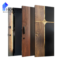 Porte d'entrée blindée moderne en acier pour maison, fabrication chinoise, style turc
