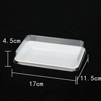Boîte blister personnalisée, pliable, en plastique, avec fenêtre, pour emballage de gâteau rond en mousse, conteneur cadeau transparent.