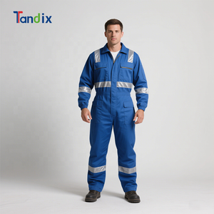 Overol de Alta Visibilidad Resistente al Fuego, Uniforme Ignífugo para Minería, Petróleo, Gas, Ropa de Trabajo de Seguridad Reflectante, Overol de Trabajo FR - Product Image 2