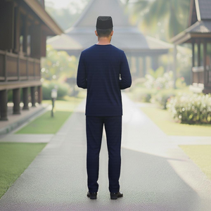 Vêtements malais exclusifs de l'usine, Teluk Belanga, décontractés, automne, femmes, coton, sans repassage, Raya 2026, vente en gros directe, prêt à l'emploi - Product Image 3