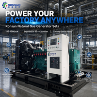 Générateur d'énergie libre 250GF RONSUN 250 kW 1 MW 2 MW Turbine à gaz Biogaz Gaz naturel Moteur Weichai Triphasé 4 fils Refroidi par eau CE