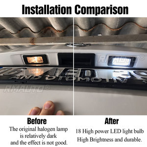 2 Luces LED para Matrícula 3B5998026 para VW Passat B5.5 Caddy MK3 Golf Transporter T5 T6 Touran Jetta Syncro - Product Image 3