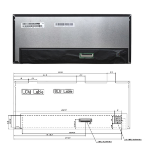 Ivo <span class=keywords><strong>12.3</strong></span> inch 1920x720 <span class=keywords><strong>LCD</strong></span> Bảng điều chỉnh m123awf4 R0 Hight độ sáng kéo dài thanh Màn hình xe điều khiển trung tâm hiển thị - Product Image 3