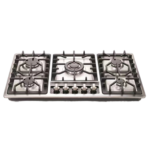 5-ノズルブラスバーナーステンレス鋼内蔵鋳鉄ガスホブRV屋外用家庭用電気特製クラスバッテリー - Product Image 4