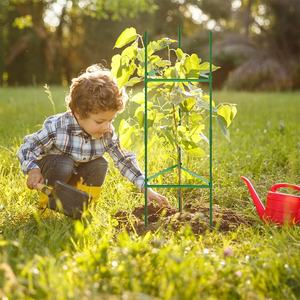 Cage à tomate en métal haute qualité, piquets de Support de jardin <span class=keywords><strong>pour</strong></span> plantes <span class=keywords><strong>grimpantes</strong></span>, nattes de jardin d'extérieur, <span class=keywords><strong>pour</strong></span> légumes, Fruits, <span class=keywords><strong>fleurs</strong></span> - Product Image 6