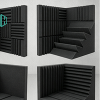 Isolation acoustique murale pour hôtel moderne avec traitement acoustique excellent, mousse insonorisante, absorption du son NRC 0.85, marque JH
