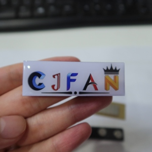 Custom Logo nama Anda magnetik pakaian bros sublimasi posisi perusahaan Tag lencana - Product Image 3