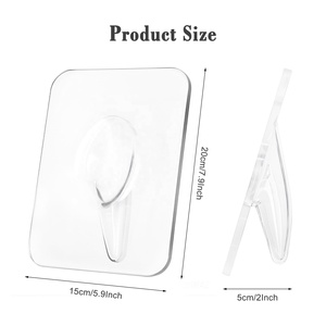 Hiện Đại Trang Trí Nội Thất Hình Chữ Nhật Rõ Ràng <span class=keywords><strong>Acrylic</strong></span> Hình Ảnh Bình Xách Tay Tổ Chức Cho Máy Tính Để Bàn Kệ Sách Phòng Ngủ Tủ Sách Cho - Product Image 2