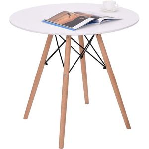 Pabrik YWJ Yaweijia Grosir Meja Kopi Modern Mewah untuk Rumah, Meja Makan MDF, Kaki Meja Kayu, Furnitur - Product Image 6