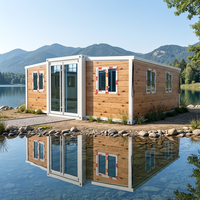 Maison Intégrée en Conteneur, Maison Préfabriquée et Maison Modulaire, Extension d'aile 20' 40' 1 à 5 Chambres pour Hébergement Touristique et Culturel