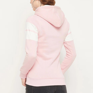 เสื้อฮู้ดดี้ผู้หญิงแบบใหม่ เป็นมิตรกับสิ่งแวดล้อม ราคาพิเศษ สวมใส่ง่าย เสื้อกันหนาวคุณภาพสูง ระบายอากาศได้ดี รับผลิตแบบ OEM - Product Image 4