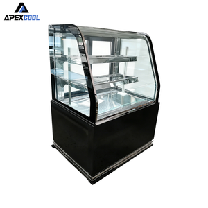 Vetrina Refrigerata Curva di Alta Gamma - Espositore Refrigerato per Alimenti per Caffetterie e Supermercati - Product Image 6