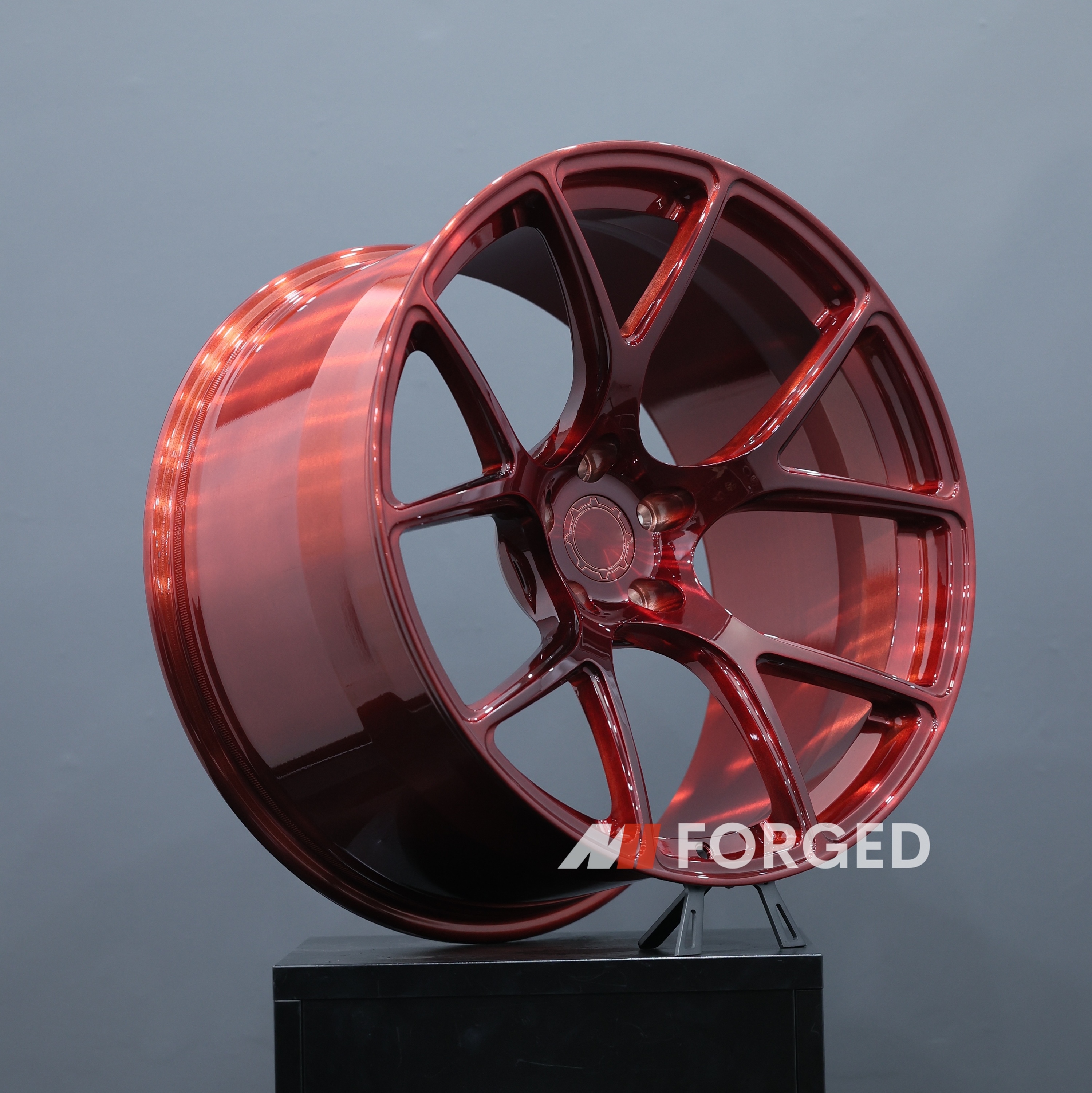 AME ベスト ブルゾン ホイール レーシング企業ロゴ 赤 レッド フリーサイズ Maining Forged RZ05 19 18 Inch Forged Wheels for Chevrolet