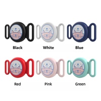 Tracker Anti Perdu En Caoutchouc Chien Collier Titulaire Étanche AirTags Titulaire Silicone Animaux Collier GPS Chat Collier Titulaire pour Pet AirTag