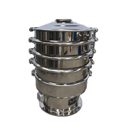 Tamis vibrant circulaire industriel de qualité alimentaire pour poudres fines, machine de tamisage rotative vibrante