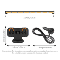 Neue LED-Blink-/Stroboskop-Notfallwarnleuchten mit Magnetbefestigung, IP65 Wasserdicht, Hohe Helligkeit, 12V-24V