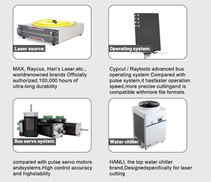 High-Speed 1500W/2000W/3000W Metall-Faserlaser-Schneidemaschine 1530, 3000 x 1500 mm Lasermaschine zum Metallschneiden - Product Image 3