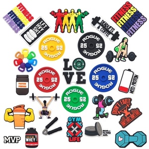 Vente en gros de super-héros en caoutchouc décorations de chaussures film mort loup cadeaux fête faveurs fournitures sabot chaussures breloques - Product Image 4