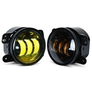 Faros Antiniebla Delanteros Todoterreno OVOVS, Faros Antiniebla LED de 4 Pulgadas para <span class=keywords><strong>Jeep</strong></span> <span class=keywords><strong>Wrangler</strong></span> Unlimited JK JKU 2007-2018 - Product Image 1