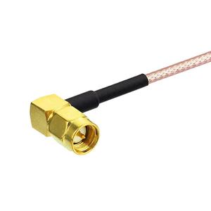 SMA nữ vách ngăn gắn kết để SMA nam góc phải dỗ dành Cáp thấp mất rg316 ăng-ten mở rộng Jumper cáp cho 4G LTE di động - Product Image 4