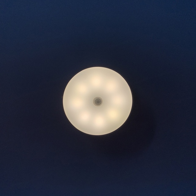 LED Closet Light With Motion Sensor Rechargeable LED Under Kitchen Cabinet Light Magnetic Under Counter Wireless Lighting