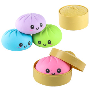 Dumpling Squishy Glitter Dumpling Glitter Dumplings Squishy with Box Dumplings Sensory Squeeze Toy for Stress - Product Image 5