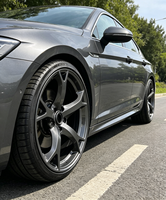 Nouvelles jantes JDM de couleur chromée/noir brossé de 19 pouces 5x114.3 forgées pour Nissan 350Z 370Z Infiniti Q50 Q60 G35 G37 V1