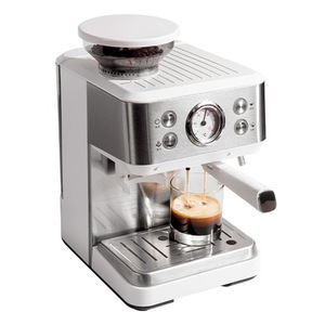 Moulin à café semi-automatique, taille de mouture réglable, mouture à un bouton, pour usage domestique et au bureau - Product Image 2