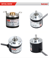 Série CHB38S/H Arbre creux/semi-creux DC5-24V diamètre extérieur 38mm Sortie latérale Codeur rotatif incrémental en aluminium