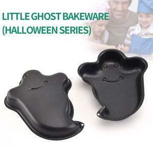 Utensilios de Repostería Personalizados al por Mayor, Bandeja para Hornear Antiadherente de Acero al Carbono, Molde para Pastel con Forma de Fantasma Negro - Product Image 4