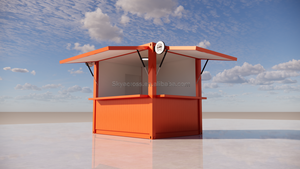 المهنية نمط مخصص شعار اللون الجاهزة 10 قدم مقهى حاوية بار 10 قدم 10 قدم 20 قدم الجاهزة - Product Image 4