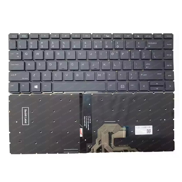 Keyboard for ProBook 440 G6/440 G7/445 G6/445 G7 HSN-Q15C/-Q24C/-Q21C ZHAN 66 PRO a 14 G2/G3 ZHAN 66 PRO 14 G2/G3/G4