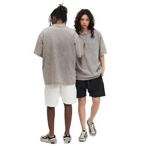 T-shirt Oversize Retrò in Puro Cotone 230g con Stampa Digitale e Motivo, Stile Vintage per Uomo e Donna - Product Image 3