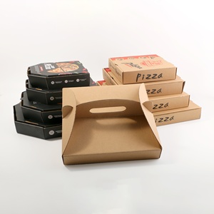 Tamaño personalizado <span class=keywords><strong>caja</strong></span> <span class=keywords><strong>hexagonal</strong></span> para pizza elegante papel cajas de pizza de alta calidad <span class=keywords><strong>caja</strong></span> de pizza de 12 pulgadas - Product Image 3
