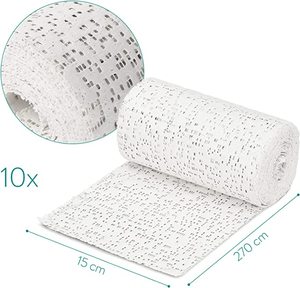 Quick-Drying Gypsum Plaster Wrap for 3D Model Making, Art, and Architectural <strong>Design</strong> - Product Image 3