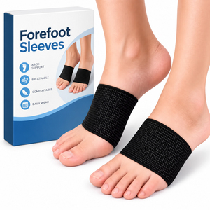 Manchons de soutien de la voûte plantaire en cuivre, Orthèses pour fasciite plantaire pour le soin des pieds, Manchon de compression pour les épine calcanéenne - Product Image 1