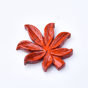 Artigianato in Cristallo Naturale di Alta Qualità, Foglia d'Acero Intagliata per Decorazione Casa - Product Image 2