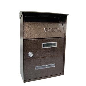 Buzón europeo AJF, buzón de acero de alta seguridad <span class=keywords><strong>con</strong></span> cerradura, buzón de correos tipo jardín para Villa, entrega segura directa de fábrica - Product Image 3