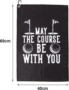 Tùy Chỉnh Cá Nhân Sợi Nhỏ Waffle Golf Khăn Thăng Hoa Kỹ Thuật Thể Thao Mô Hình Jacquard Kỹ Thuật Có Khóa Móc - Product Image 3